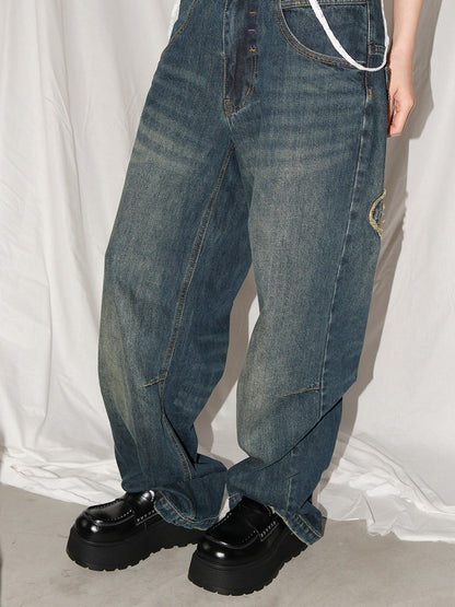 Rounded-Toe Chunky Platform Loafers