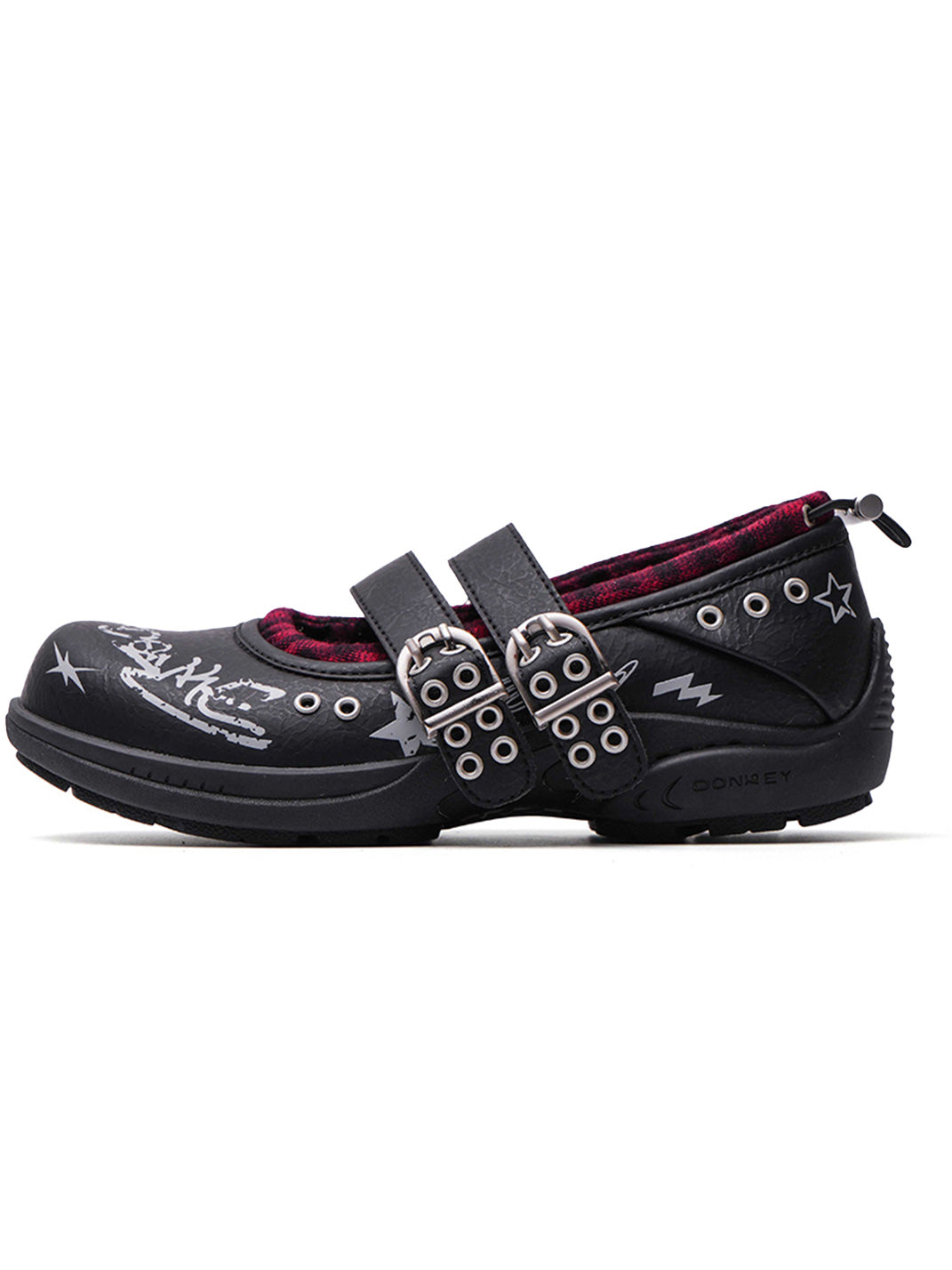 Punk-Ballet Strapped Mary Jane Sneakers