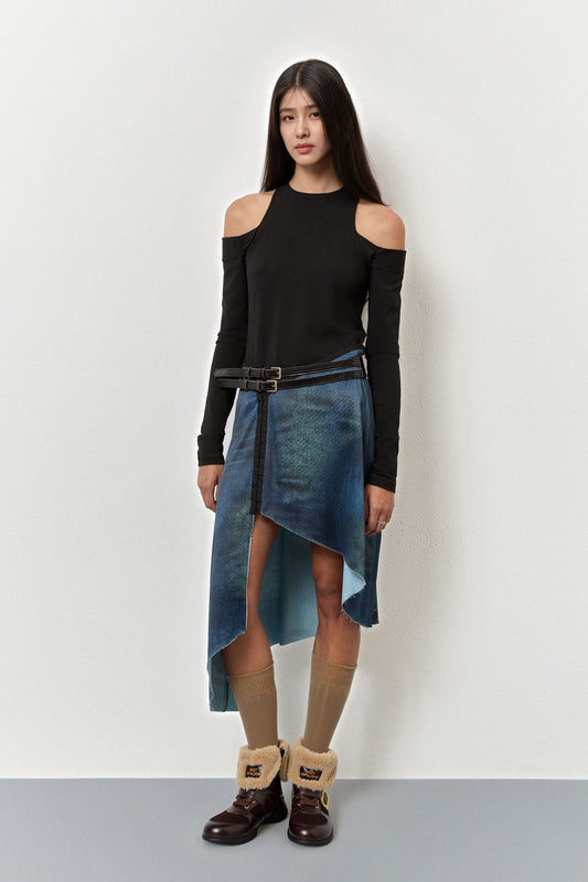 Shearling-Cuff Navajo Leather Ankle Boots