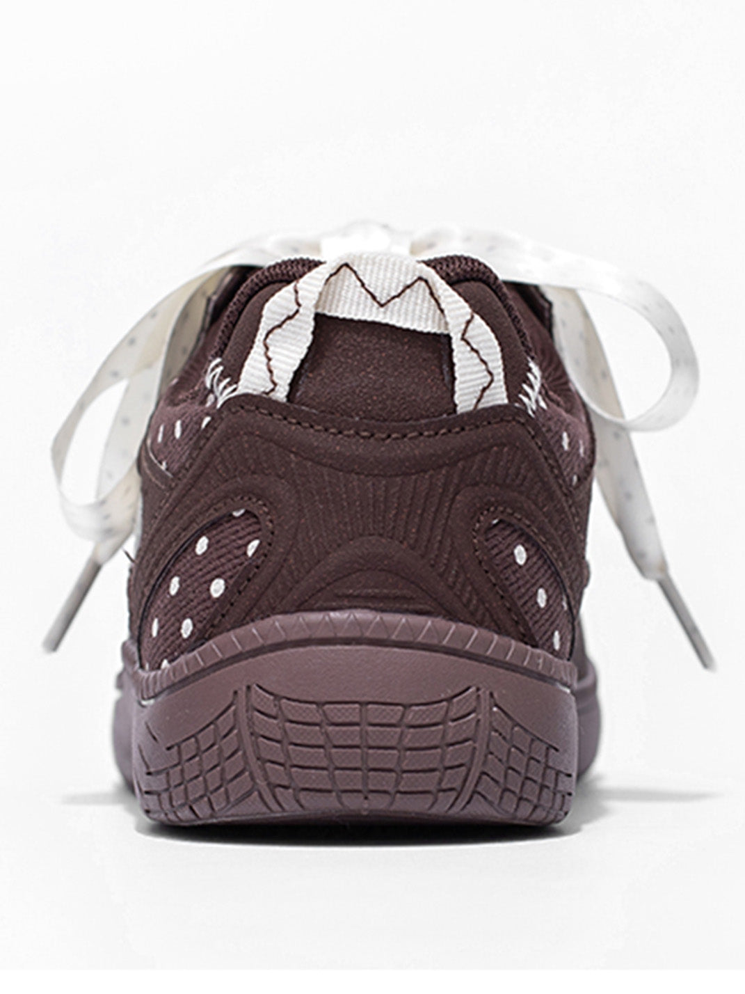 Polka-Dot Ribbon Low-Top Skate Sneakers