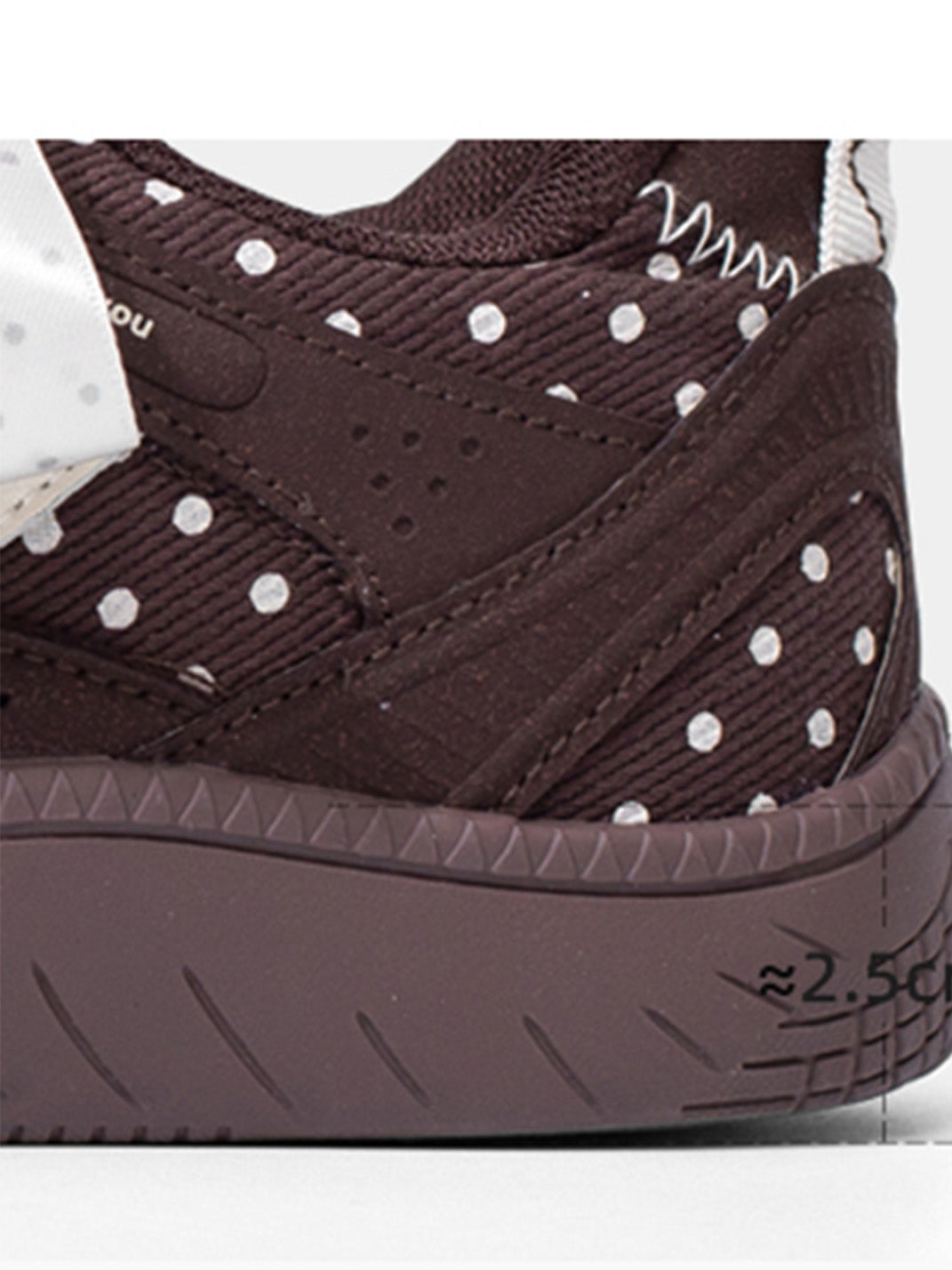 Polka-Dot Ribbon Low-Top Skate Sneakers