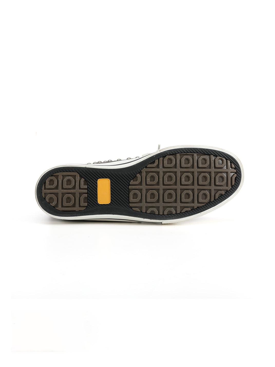 Zebra-Panel Studded Canvas High-Top Sneakers