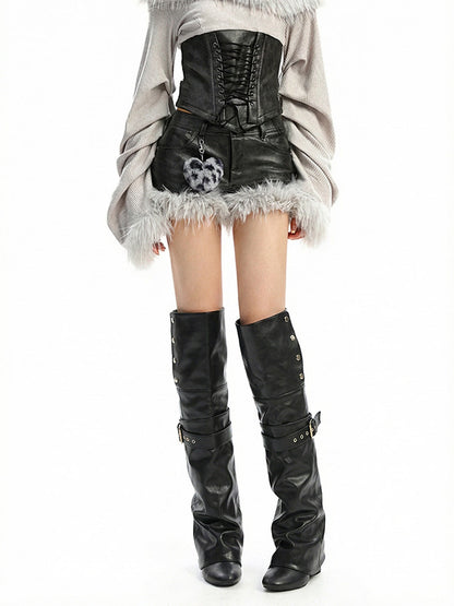 Convertible Foldover Over-the-Knee Boots