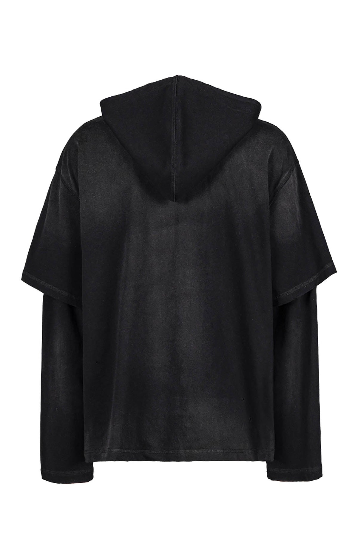 UNDERWATER The Prisoner Distressed Layered Hoodie