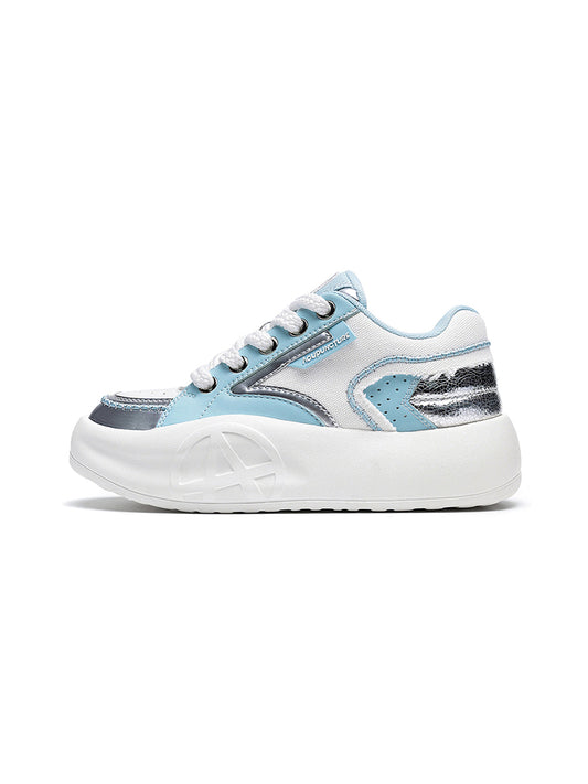 Pastel Breathable Platform Runner Sneakers