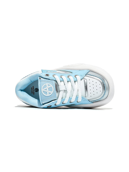 Pastel Breathable Platform Runner Sneakers