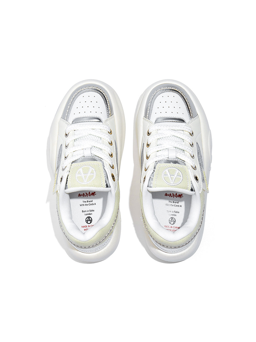 Pastel Breathable Platform Runner Sneakers