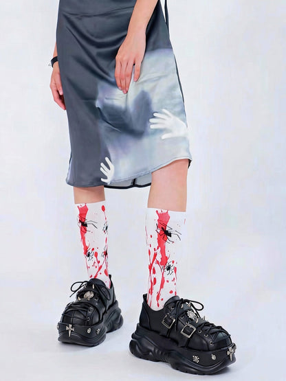 Buckle-Cage Chunky Platform Sneakers