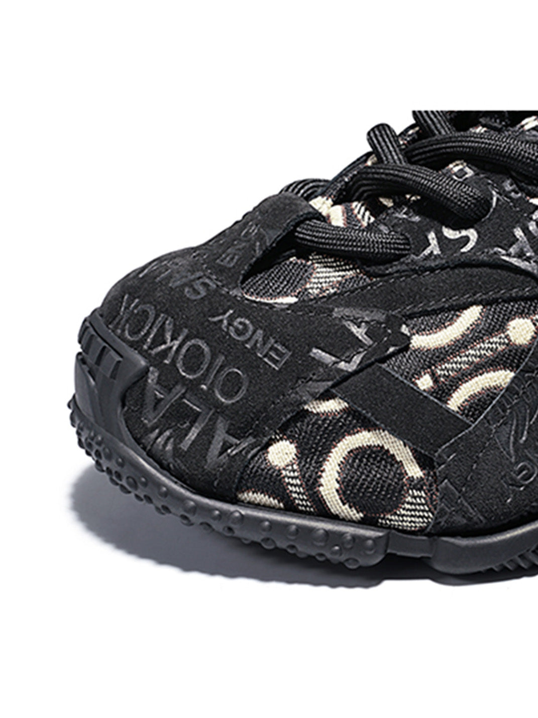 Pink Embroidered Chunky Dad Sneakers