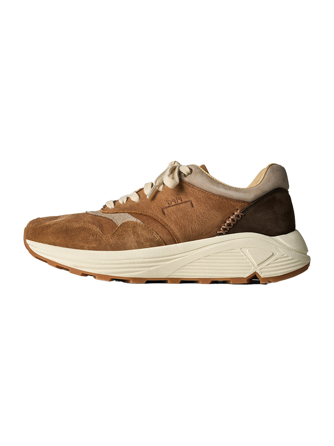 Washed Brown Retro Trail Runners