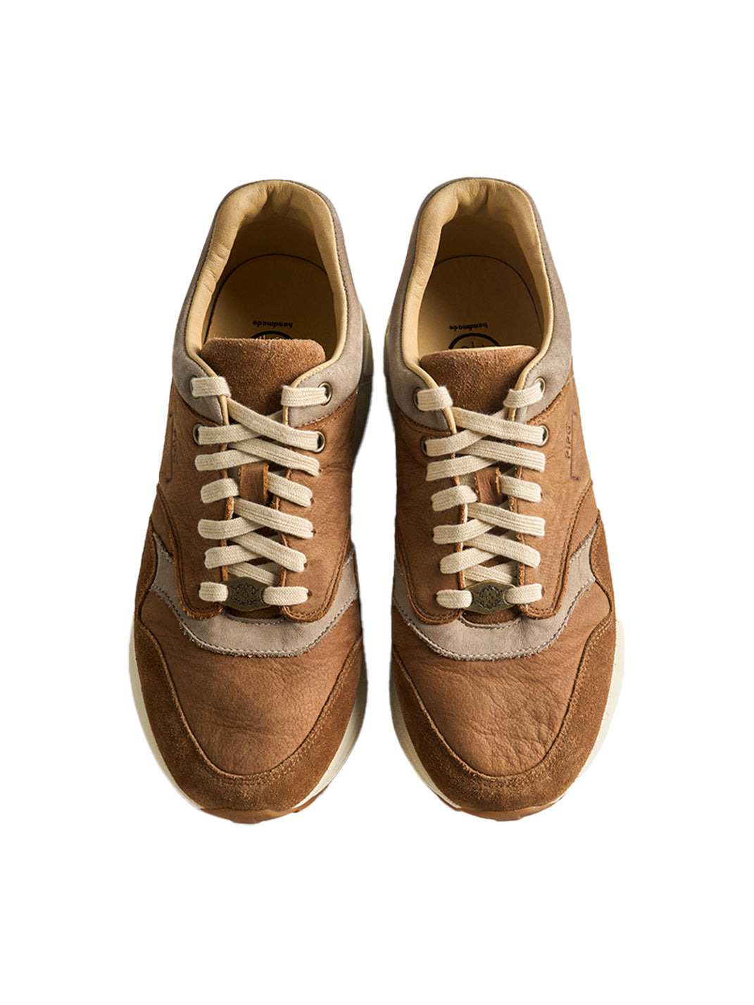 Washed Brown Retro Trail Runners