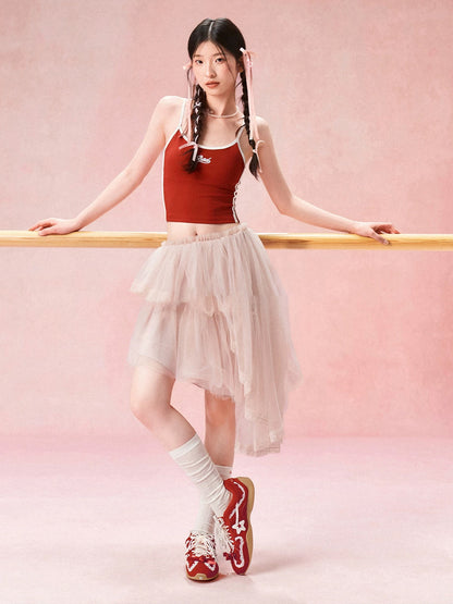 Pearl-Lace Ballet Runner Sneakers