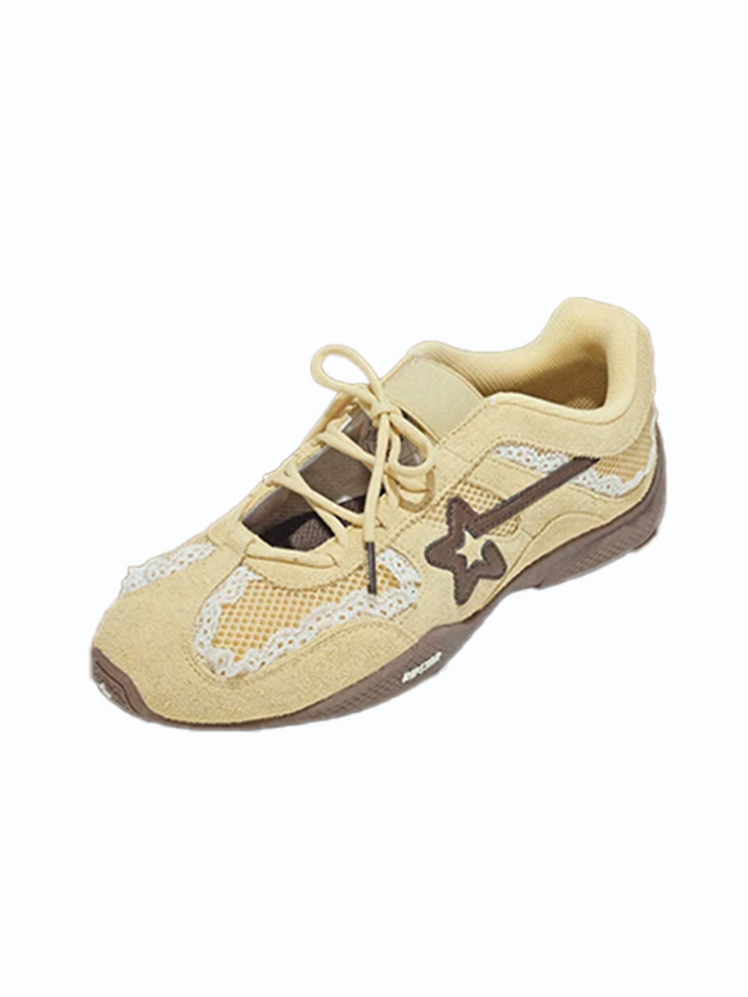 Pearl-Lace Ballet Runner Sneakers