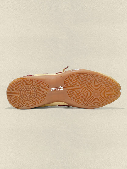 Cream Star Retro Running Sneakers