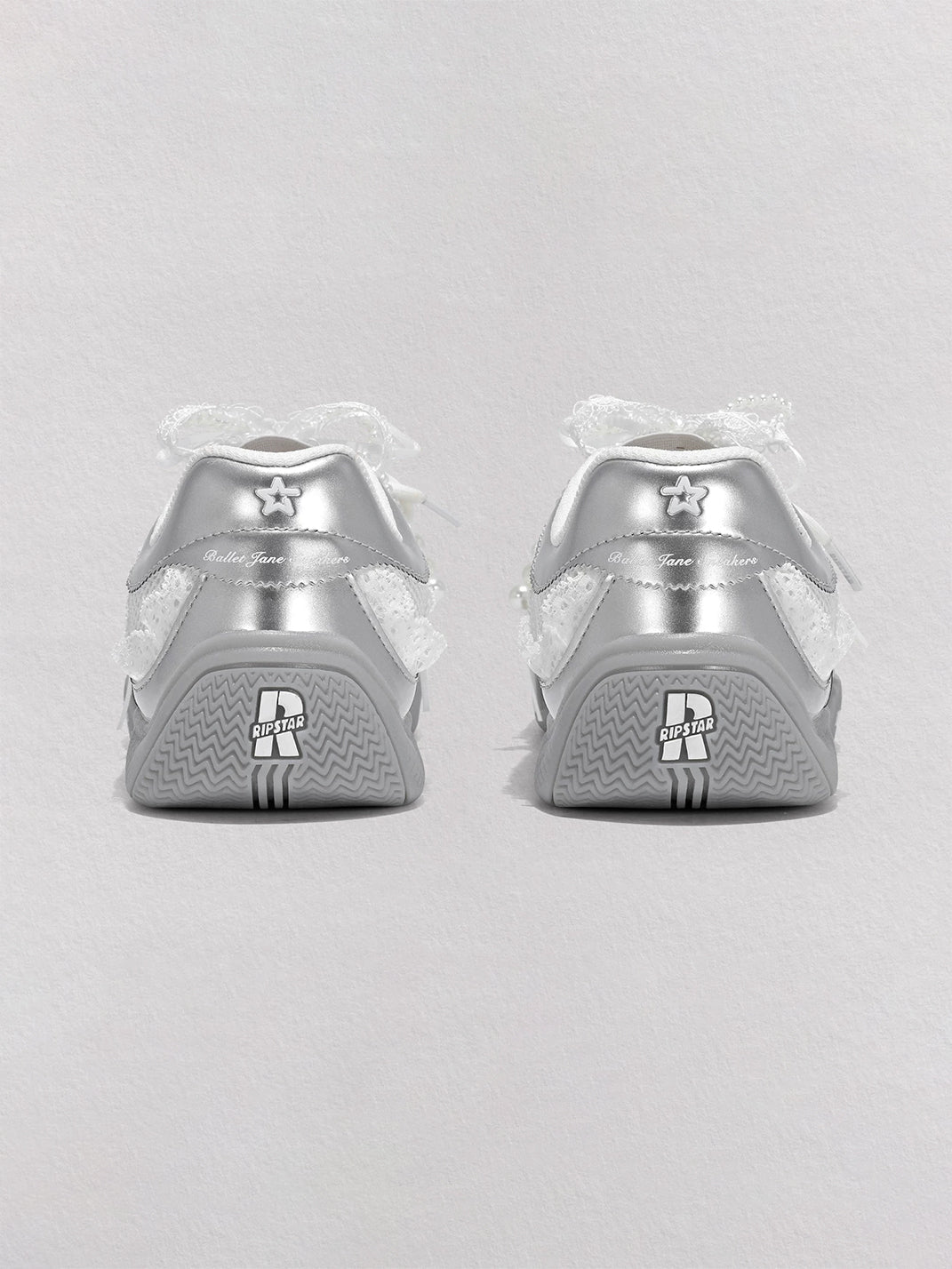 Galaxy-Silver Ballet Mary Jane Sneakers
