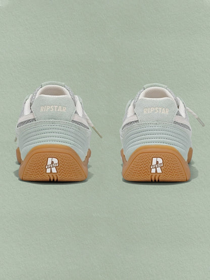 Blue Mesh Star German Trainer Sneakers