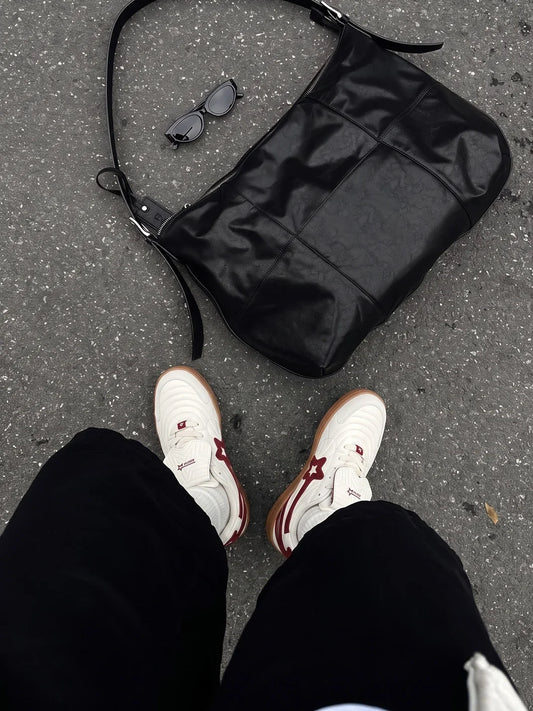 Rice-Red Star-Panel Retro Trainers