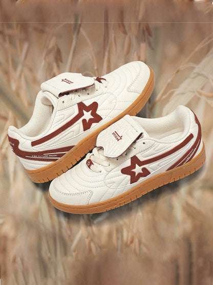 Rice-Red Star-Panel Retro Trainers
