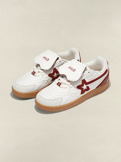 Rice-Red Star-Panel Retro Trainers
