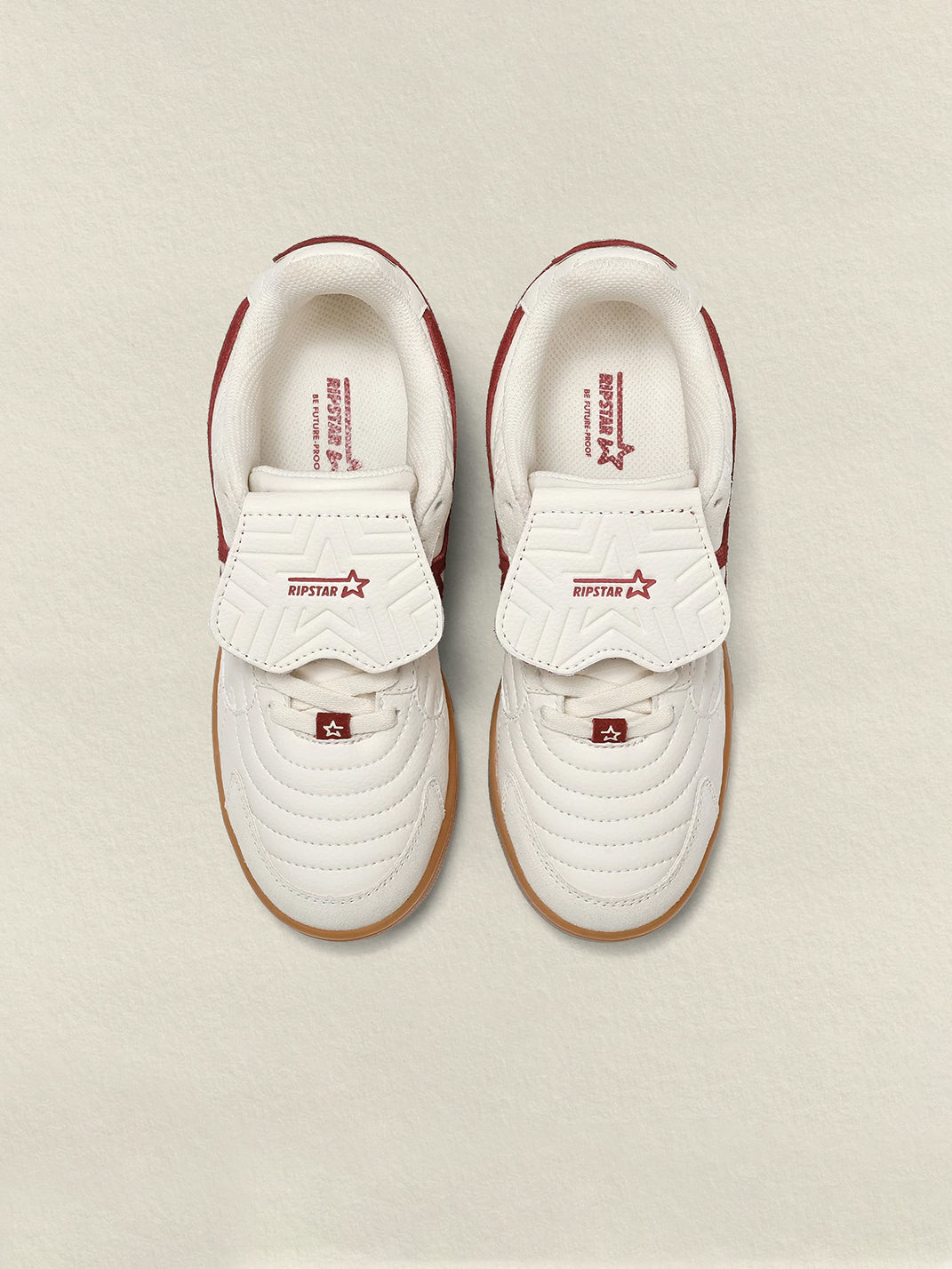 Rice-Red Star-Panel Retro Trainers