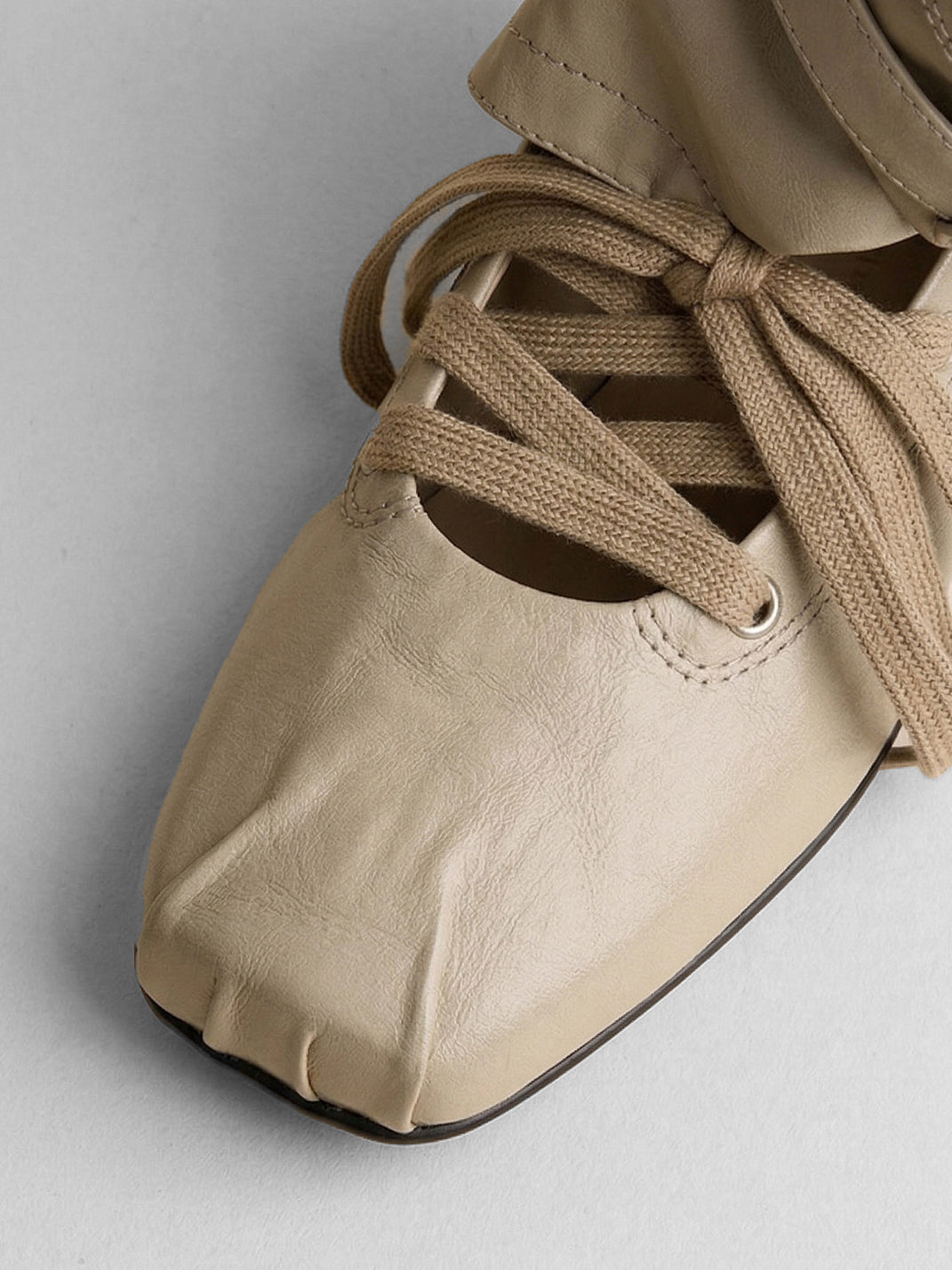 Bow-Trim Cutout Square-Toe Utility Boots