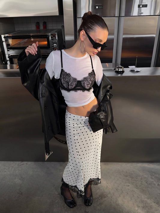 Tabi-Toe Leather Block-Heel Pumps