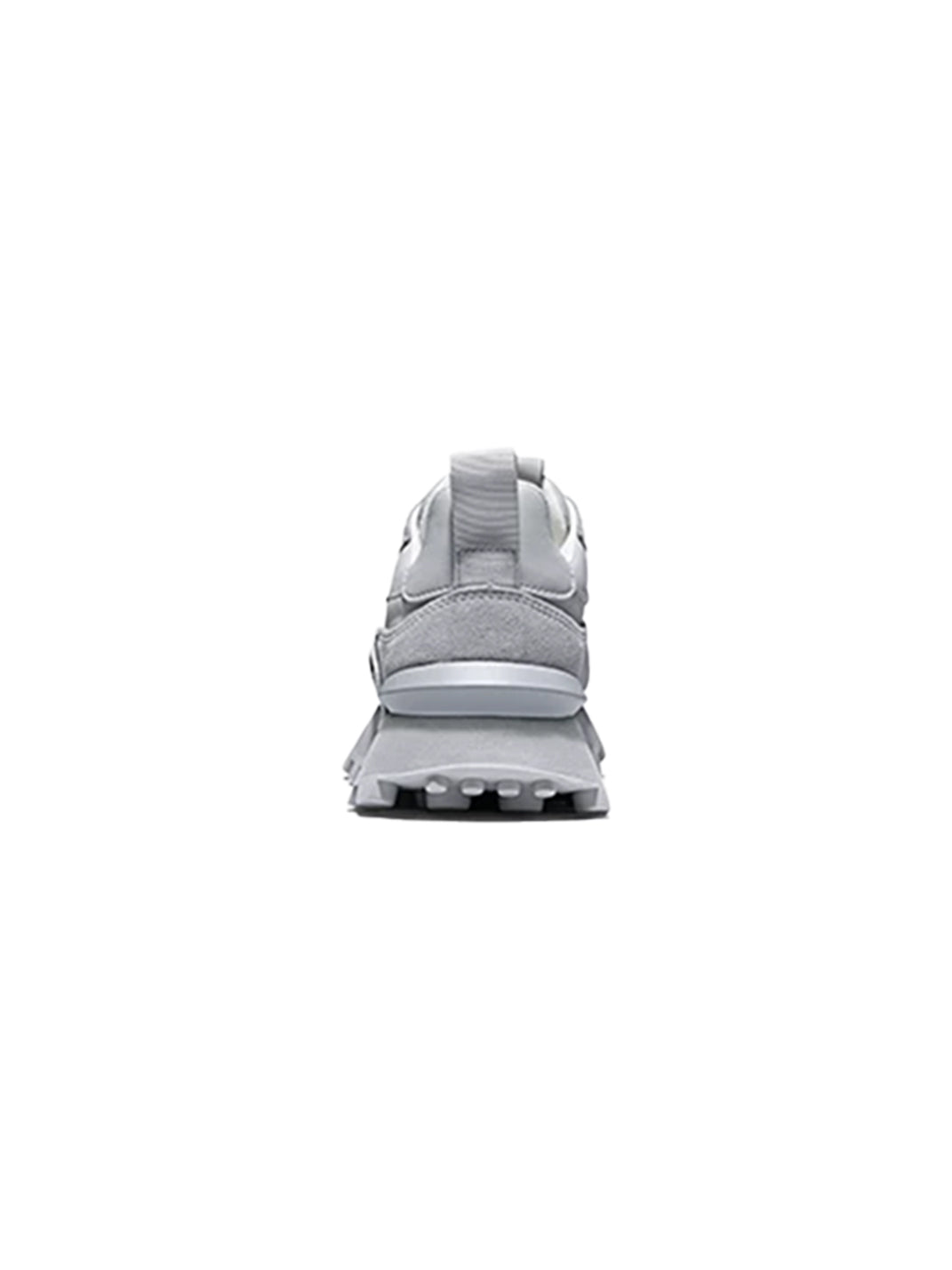 Perforated Leather Platform Casual Shoes