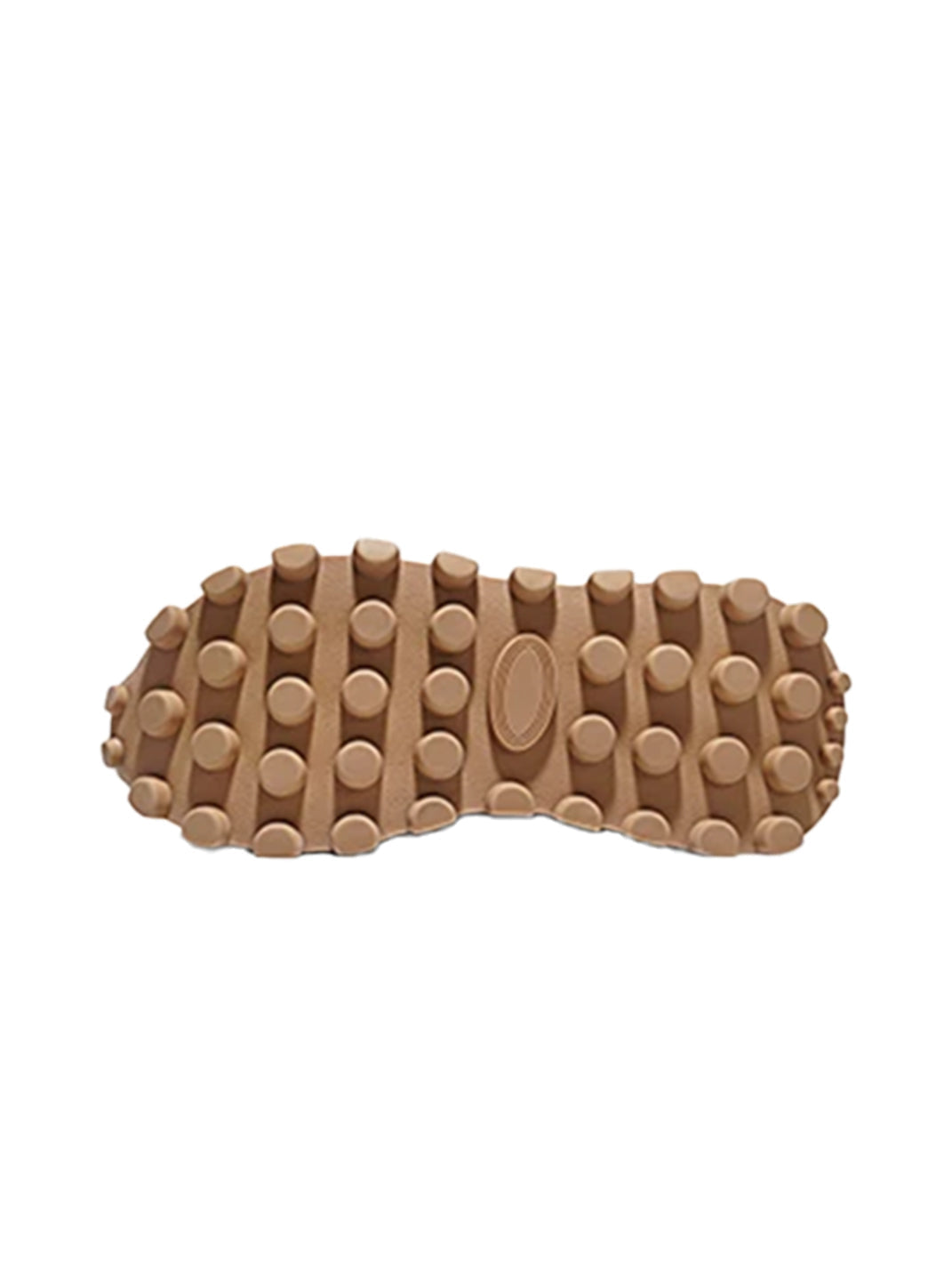 Perforated Leather Platform Casual Shoes