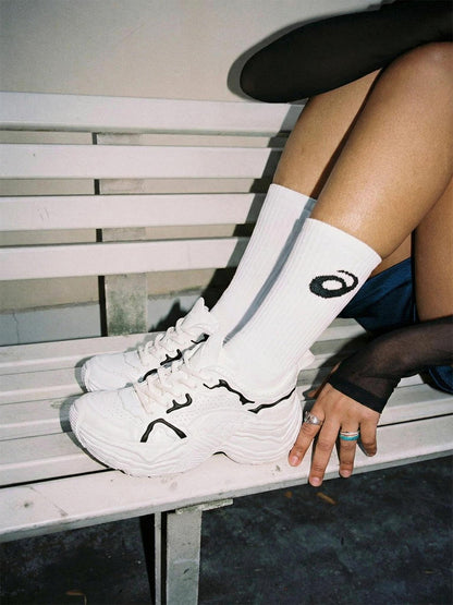 Flux Form Sculpted Leather Sneakers