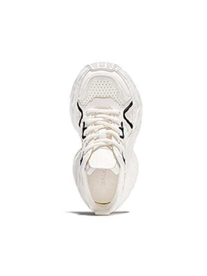 Flux Form Sculpted Leather Sneakers