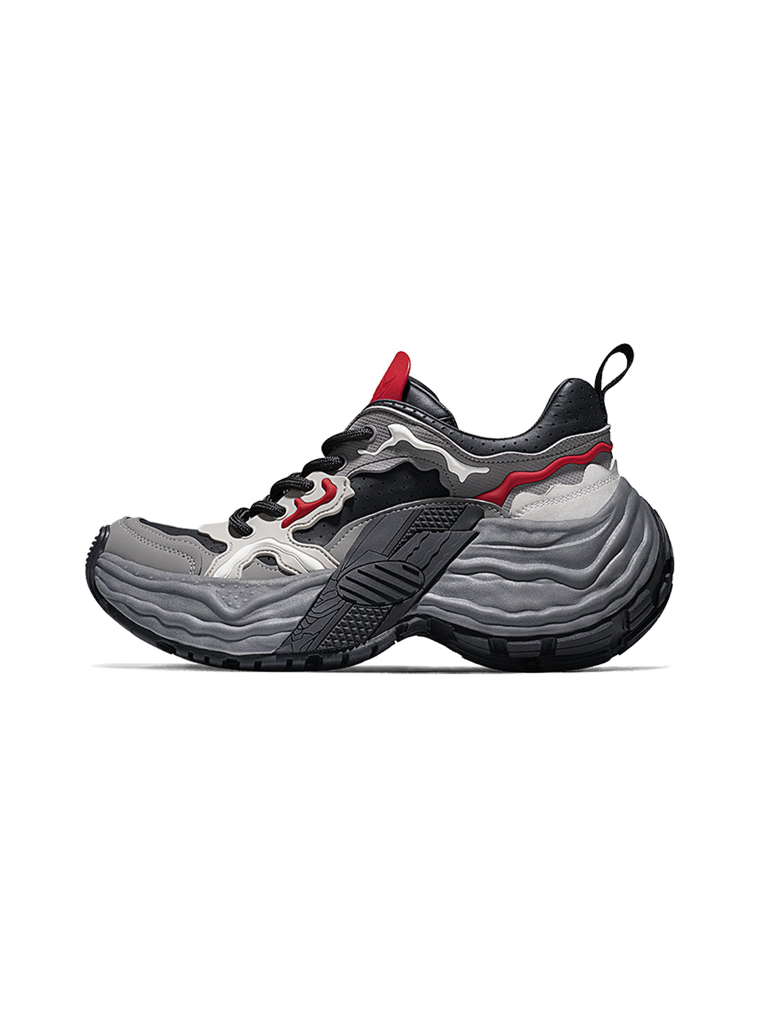 Flux Form Sculpted Leather Sneakers