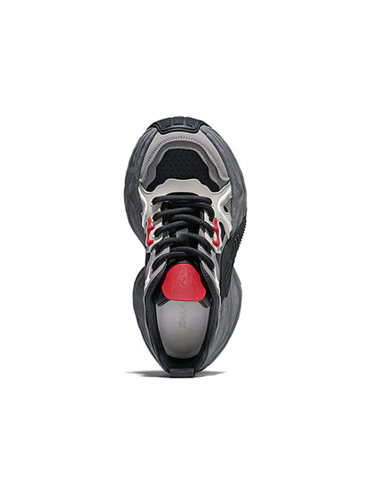 Flux Form Sculpted Leather Sneakers