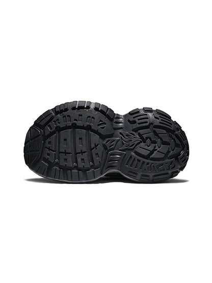 Flux Form Sculpted Leather Sneakers