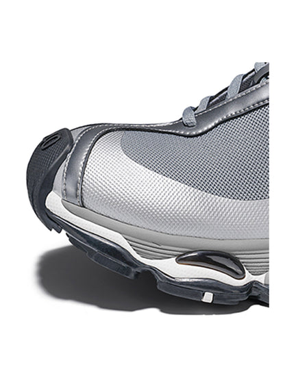 Metallic Split-Toe Technical Runner Sneakers