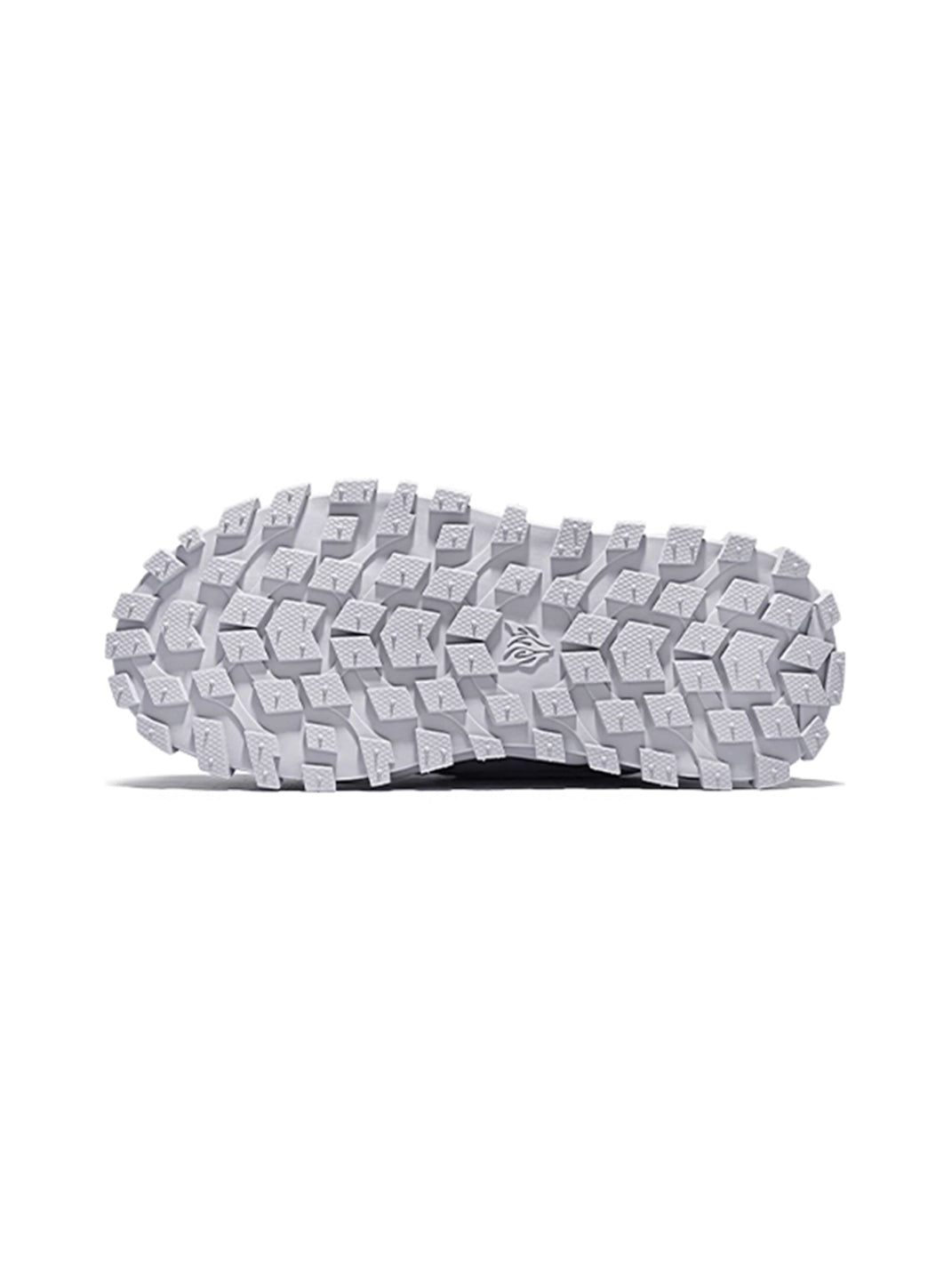 Ripple-Sole Leather Trail Runner Sneakers
