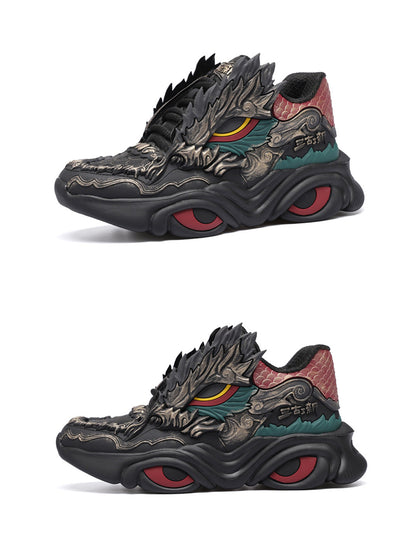 Dragon Crest Chunky Runner Sneakers