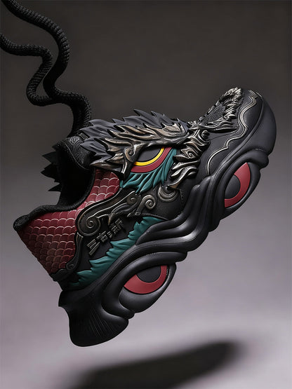 Dragon Crest Chunky Runner Sneakers