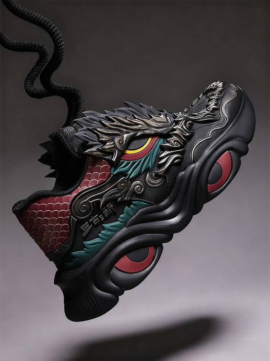 Dragon Crest Chunky Runner Sneakers