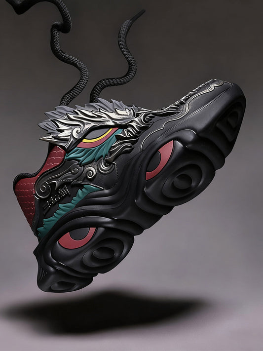 Dragon Crest Chunky Runner Sneakers