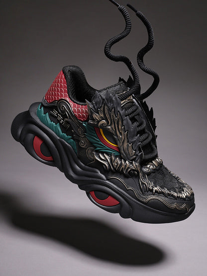 Dragon Crest Chunky Runner Sneakers