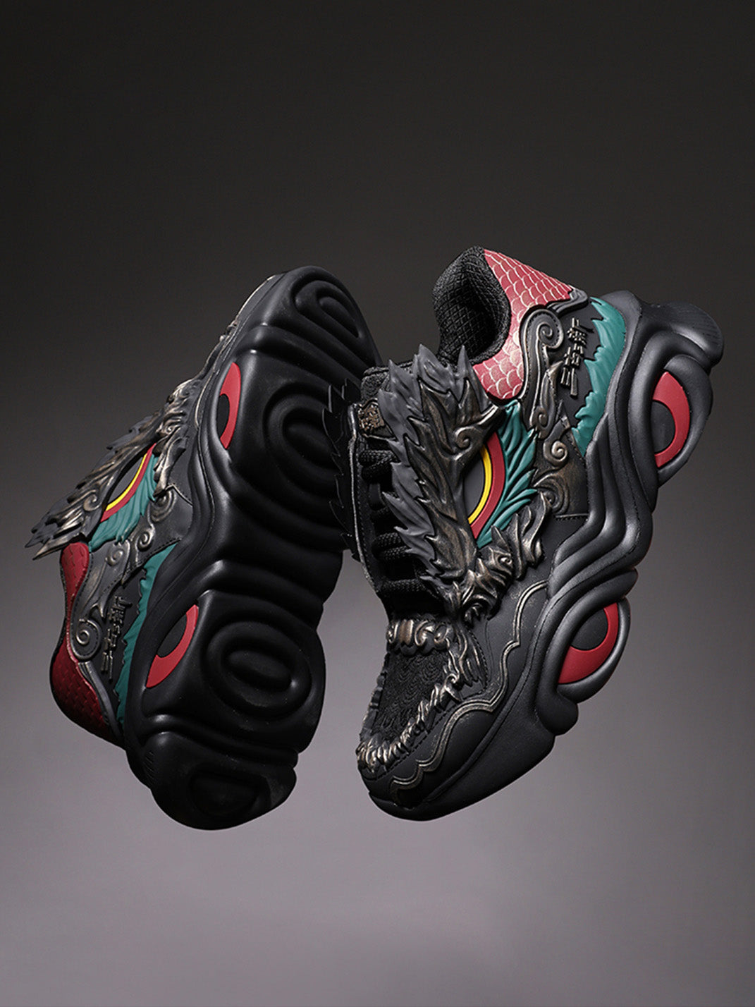 Dragon Crest Chunky Runner Sneakers