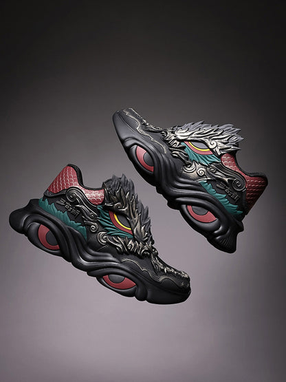 Dragon Crest Chunky Runner Sneakers