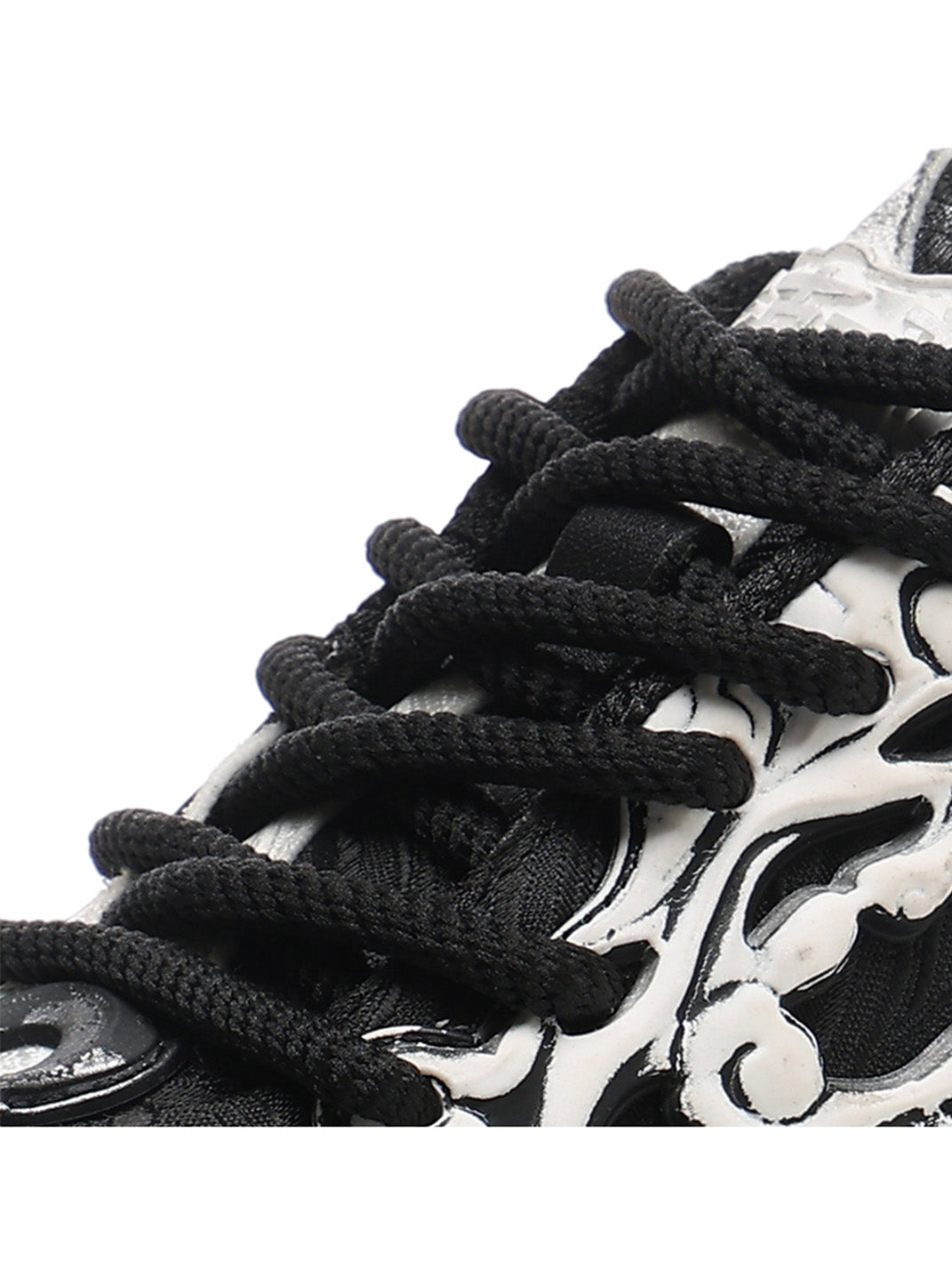 Black White Tai Chi Panda Platform Sneakers