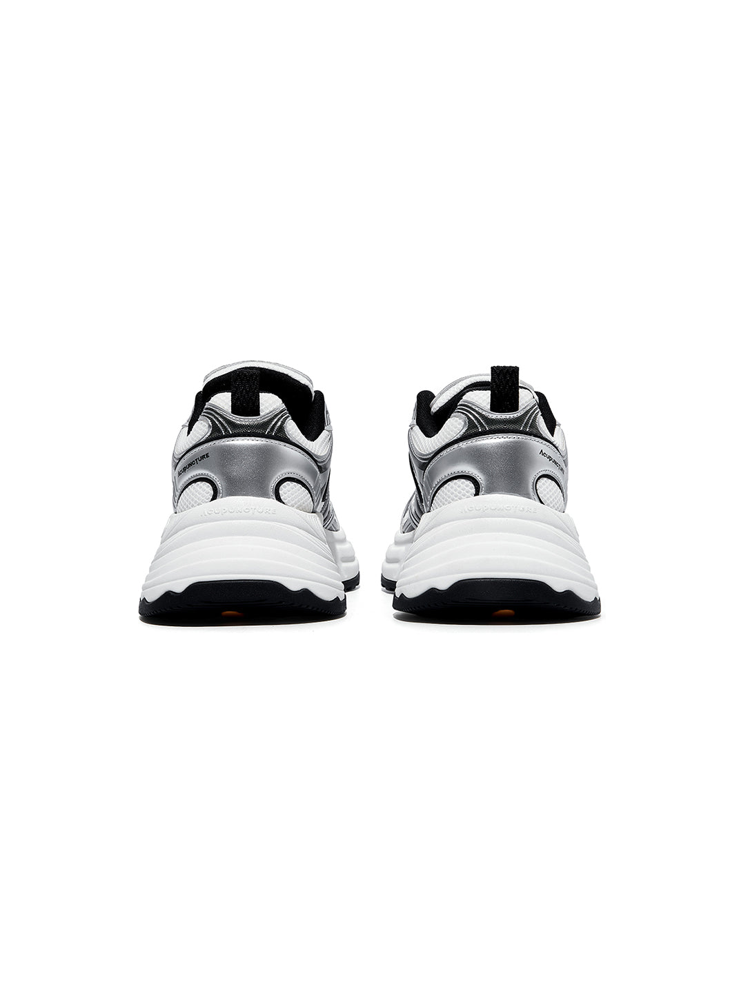 Silver Wave Chunky Dad Sneakers