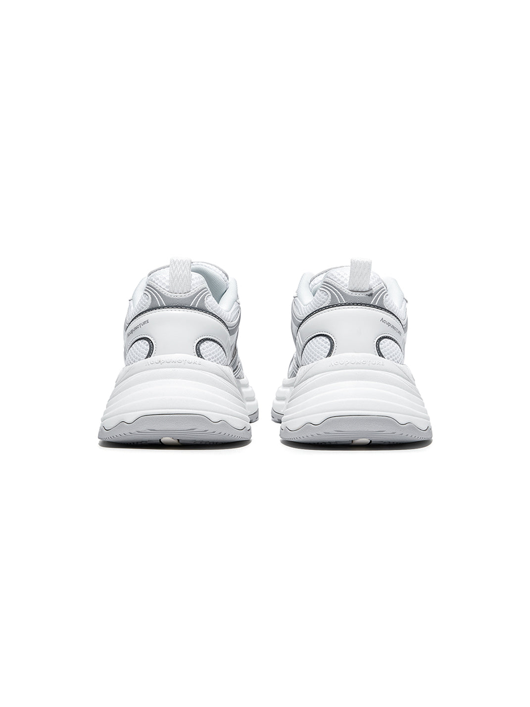 Silver Wave Chunky Dad Sneakers