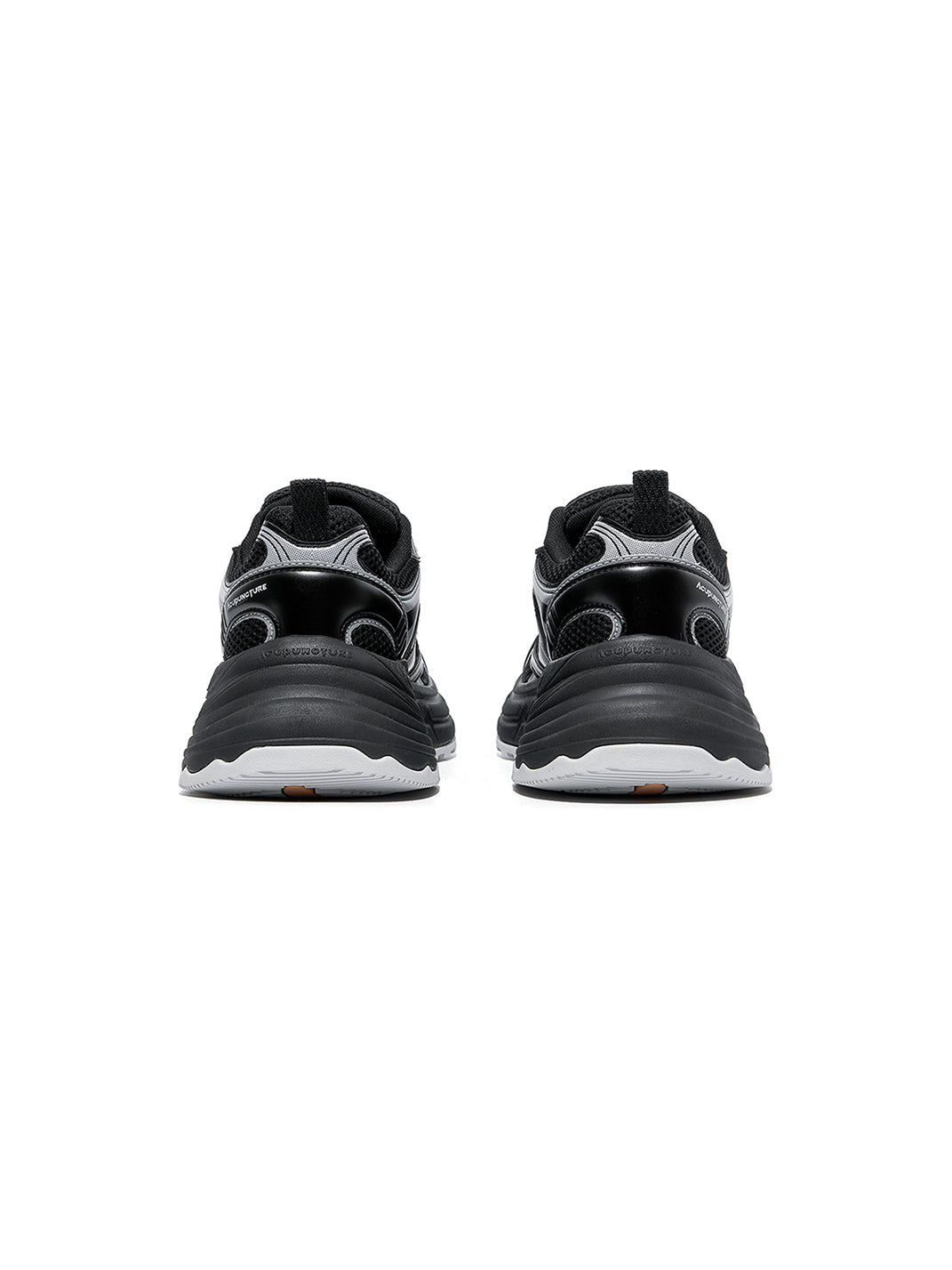 Silver Wave Chunky Dad Sneakers