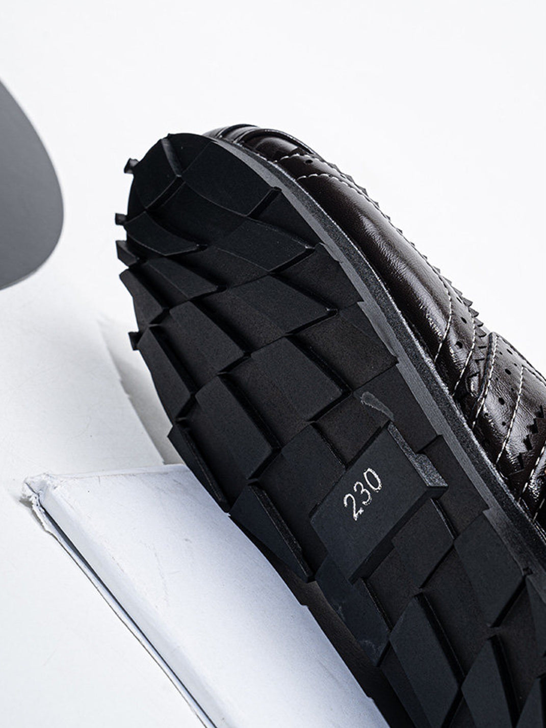 Studded Double-Buckle Square-Toe Flats