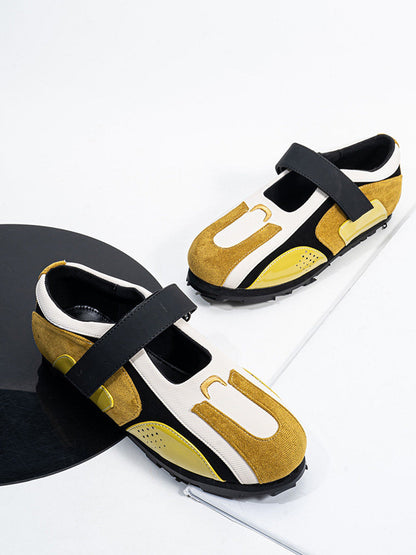 Beaded-Strap Sport Ballet Mary Janes