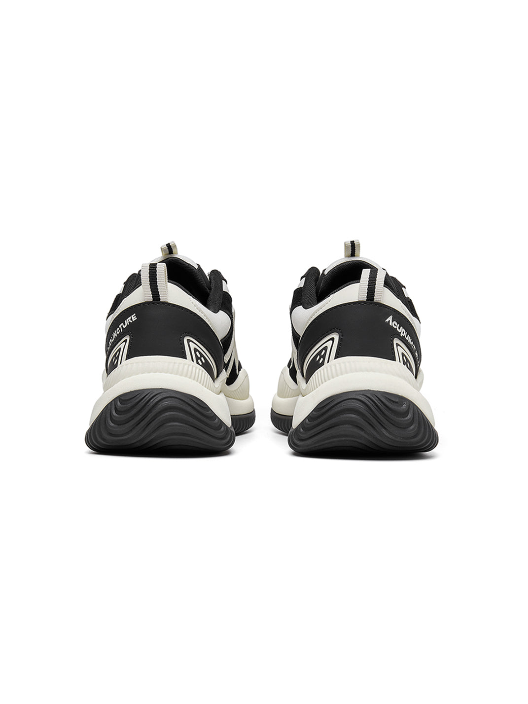 Star-Lace Wave-Sole Chunky Sneakers