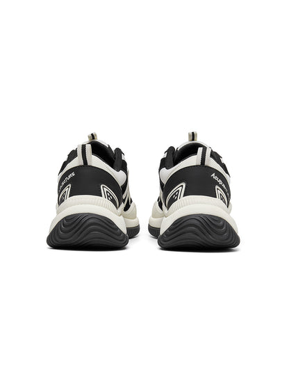 Star-Lace Wave-Sole Chunky Sneakers